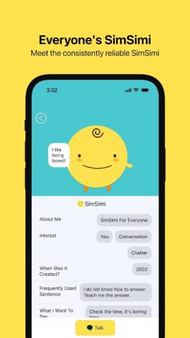 SimSimi для Android — скриншот 1
