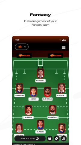 Six Nations Rugby Official для Android — скриншот 2