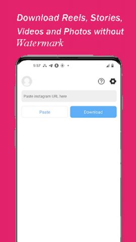 Скачать видео с инстаграм для Android — скриншот 1