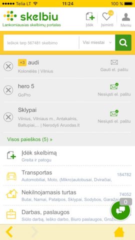 Skelbiu.lt для Android — скриншот 1