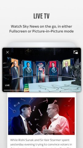 Sky News: Breaking, UK & World для Android — скриншот 3