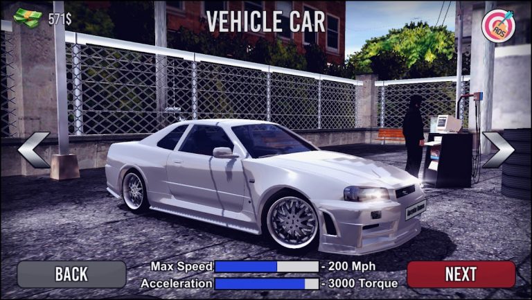 Skyline Drift Simulator для Android — скриншот 1