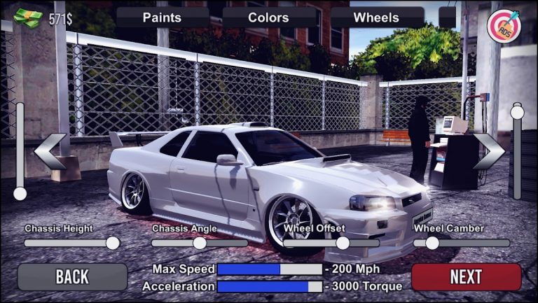 Skyline Drift Simulator для Android — скриншот 2