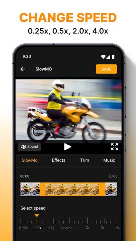 Slow Motion Video Maker для Android — скриншот 4