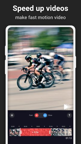 Slow motion — slow mo, fast mo для Android — скриншот 3