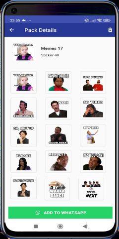 Смешные стикеры мемов для Android — скриншот 2