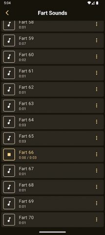 Забавные звуки для Android — скриншот 4