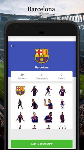 Soccer Stickers for WhatsApp для Android — скриншот 4