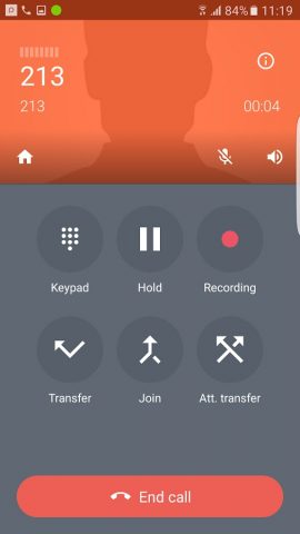 Softphone для Android — скриншот 3