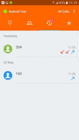 Softphone для Android — скриншот 4