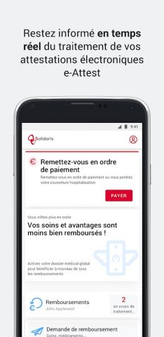 Solidaris Wallonie для Android — скриншот 2