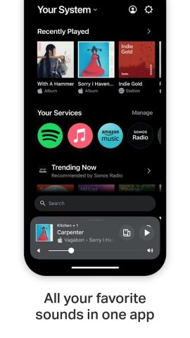 Sonos для Android — скриншот 2