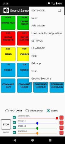 Sound Sampler Lite для Android — скриншот 4
