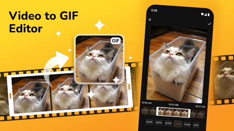 Создатель GIF: редактор GIF для Android — скриншот 1