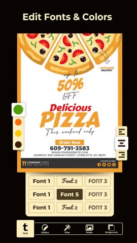 Создатель плаката для Android — скриншот 3