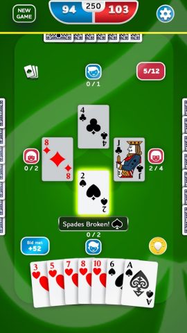Spades — Card Game для Android — скриншот 2