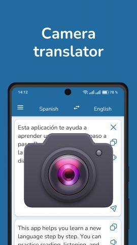 Spanish English Translator для Android — скриншот 2
