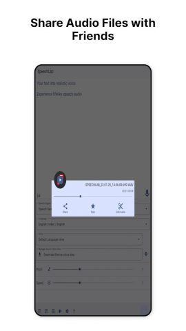 SpeechLab — Text To Speech TTS для Android — скриншот 5