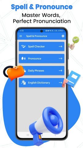 Spell & Pronounce words right для Android — скриншот 1