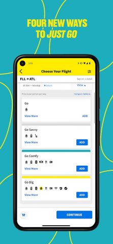 Spirit Airlines для Android — скриншот 3