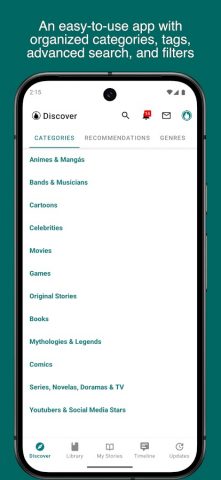 Spirit Fanfiction and Stories для Android — скриншот 2
