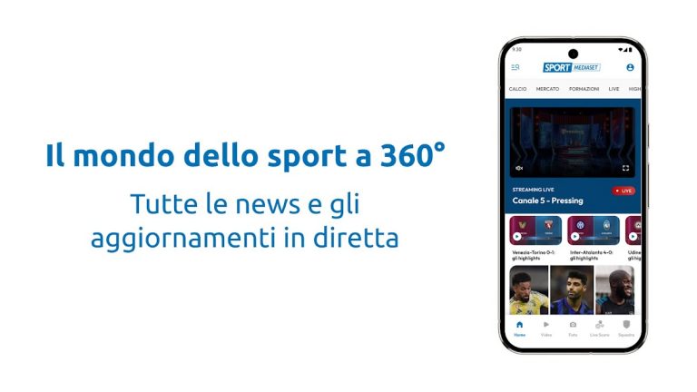 SportMediaset для Android — скриншот 1