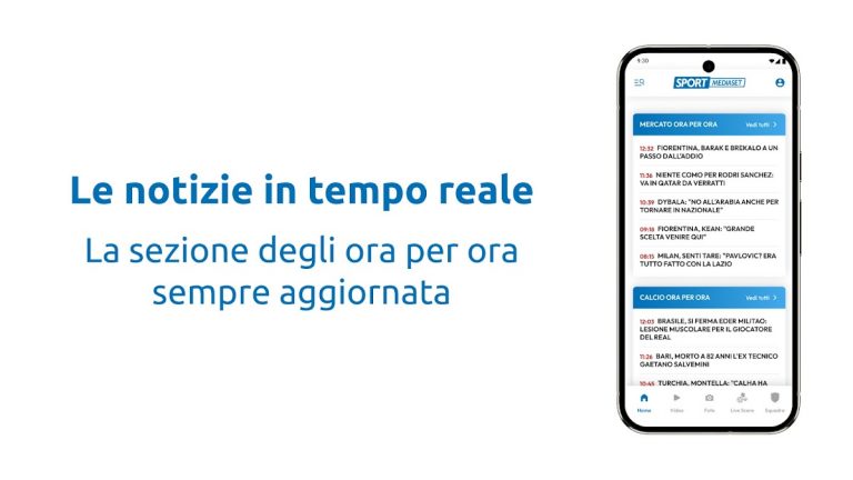 SportMediaset для Android — скриншот 2