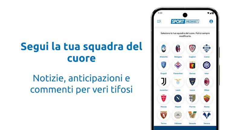 SportMediaset для Android — скриншот 5