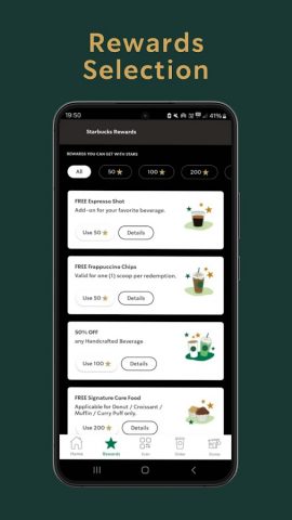 Starbucks MY для Android — скриншот 2