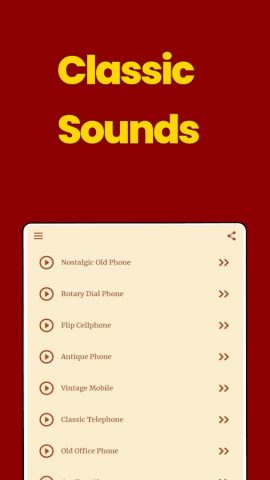 Старые телефонные гудки для Android — скриншот 3