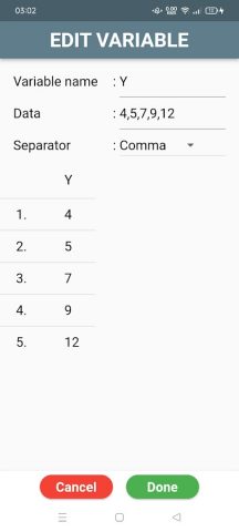 Statistika для Android — скриншот 3