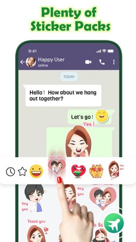 Stickers App для Android — скриншот 1