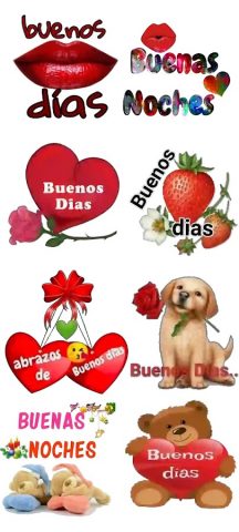 Stickers buenos días y noches для Android — скриншот 1