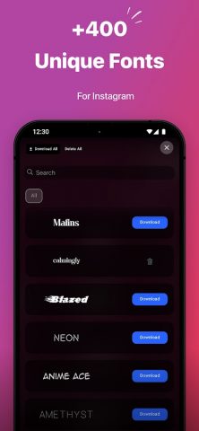 StoryFont for Instagram Story для Android — скриншот 2