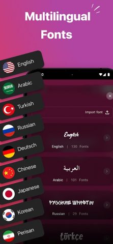 StoryFont for Instagram Story для Android — скриншот 4