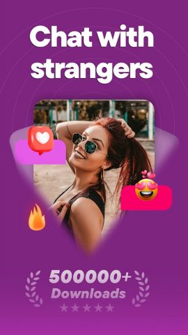 Stranger Girls Random Chat App для Android — скриншот 1