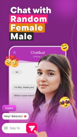 Stranger Girls Random Chat App для Android — скриншот 2