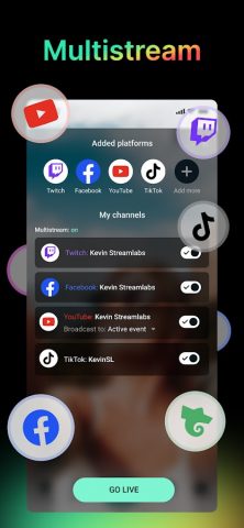 Streamlabs: Live Streaming для Android — скриншот 3