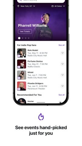 StubHub — Live Event Tickets для Android — скриншот 1