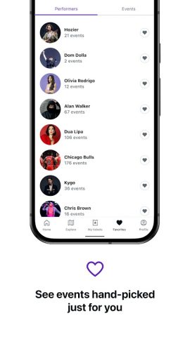 StubHub — Live Event Tickets для Android — скриншот 3