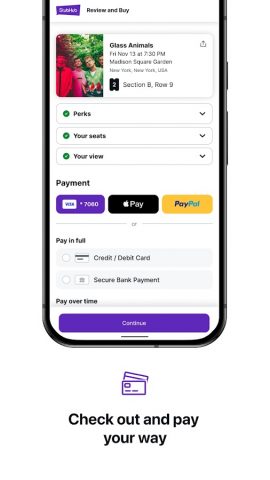 StubHub — Live Event Tickets для Android — скриншот 5