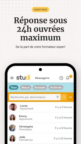 Studi — Comnicia для Android — скриншот 3