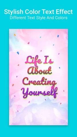 Stylish Color Text Effect для Android — скриншот 1