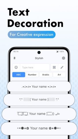 Stylish Text & Characters для Android — скриншот 3