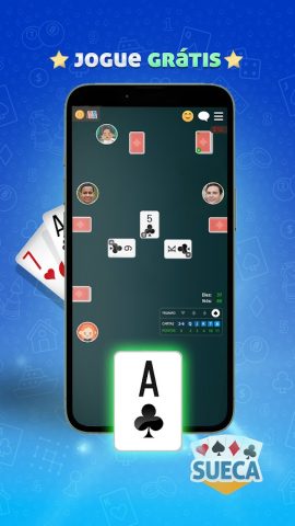 Sueca MegaJogos: Jogo Cartas для Android — скриншот 1