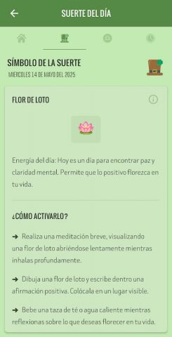 Suerte del Día для Android — скриншот 5