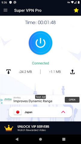 Super VPN Pro Secure VPN Proxy для Android — скриншот 2