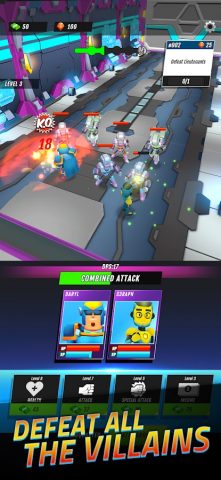 Superheroes Idle RPG League для Android — скриншот 5