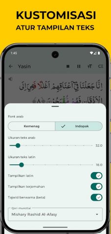 Surat Yasin dan Tahlil Lengkap для Android — скриншот 5