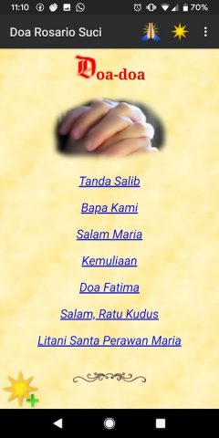 Святой Розарий для Android — скриншот 3